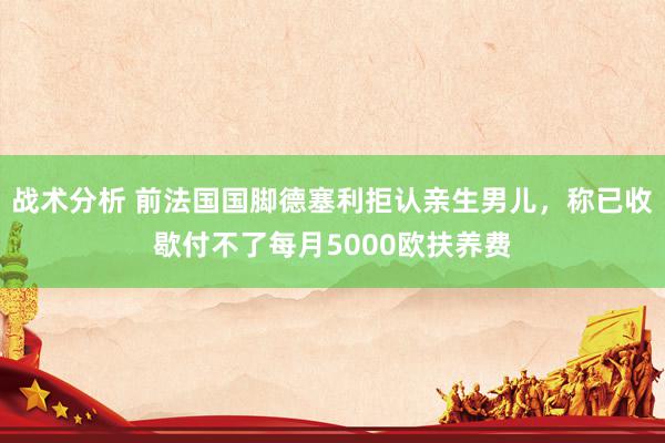 战术分析 前法国国脚德塞利拒认亲生男儿，称已收歇付不了每月5000欧扶养费